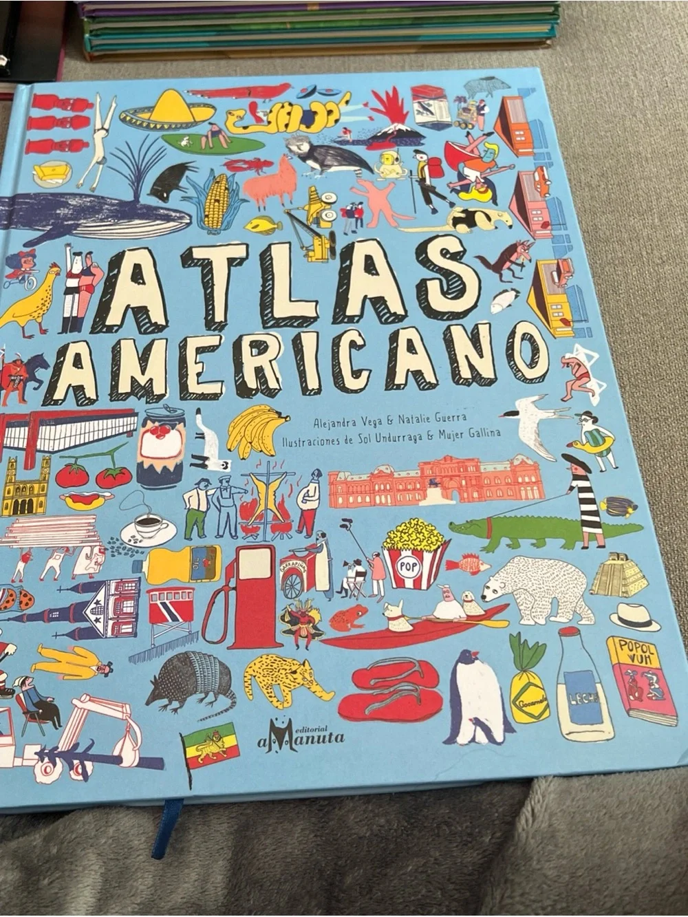 Atlas americano (Spanish Edition) 2017 Hardcover